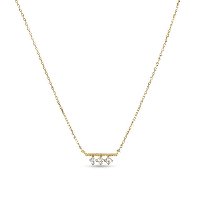 Dotted Bar Necklace