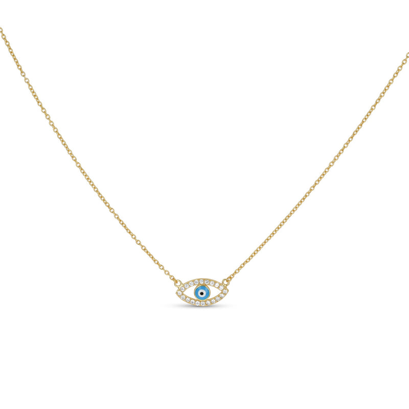 Classic Turquoise Evil Eye Necklace