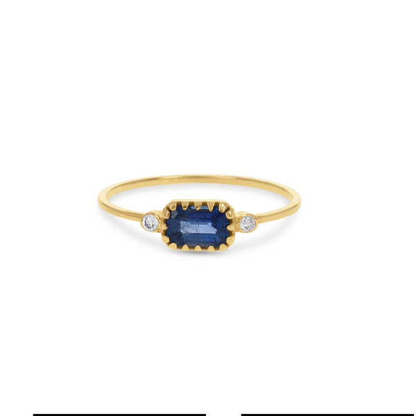 East West Sapphire Ring