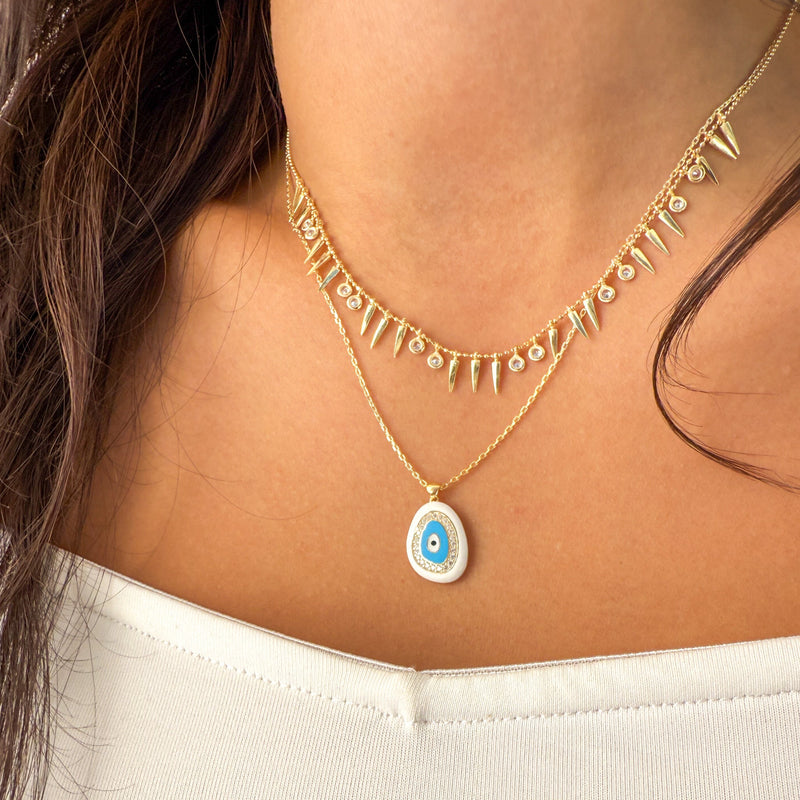 Colorful Evil Eye Necklace