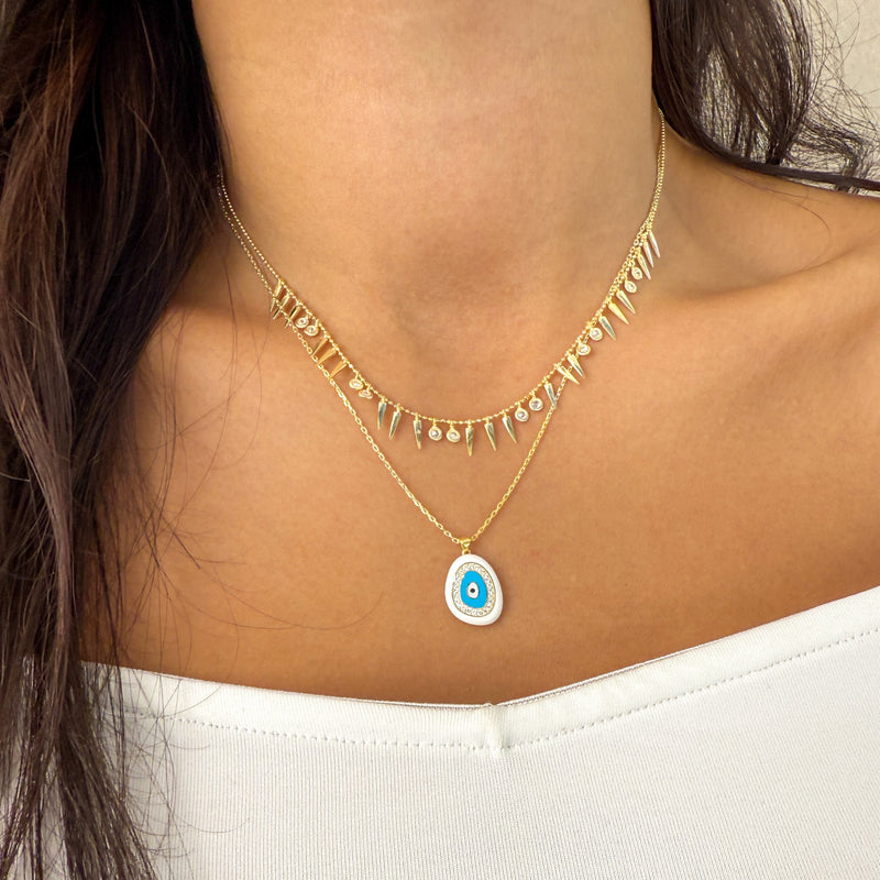 Colorful Evil Eye Necklace