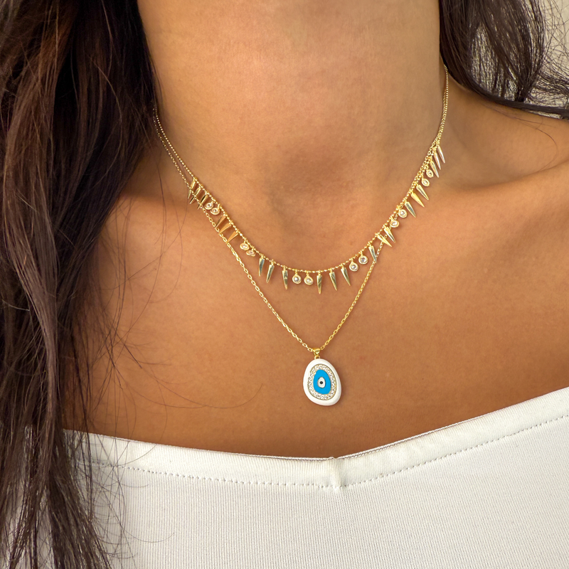 Colorful Evil Eye Necklace