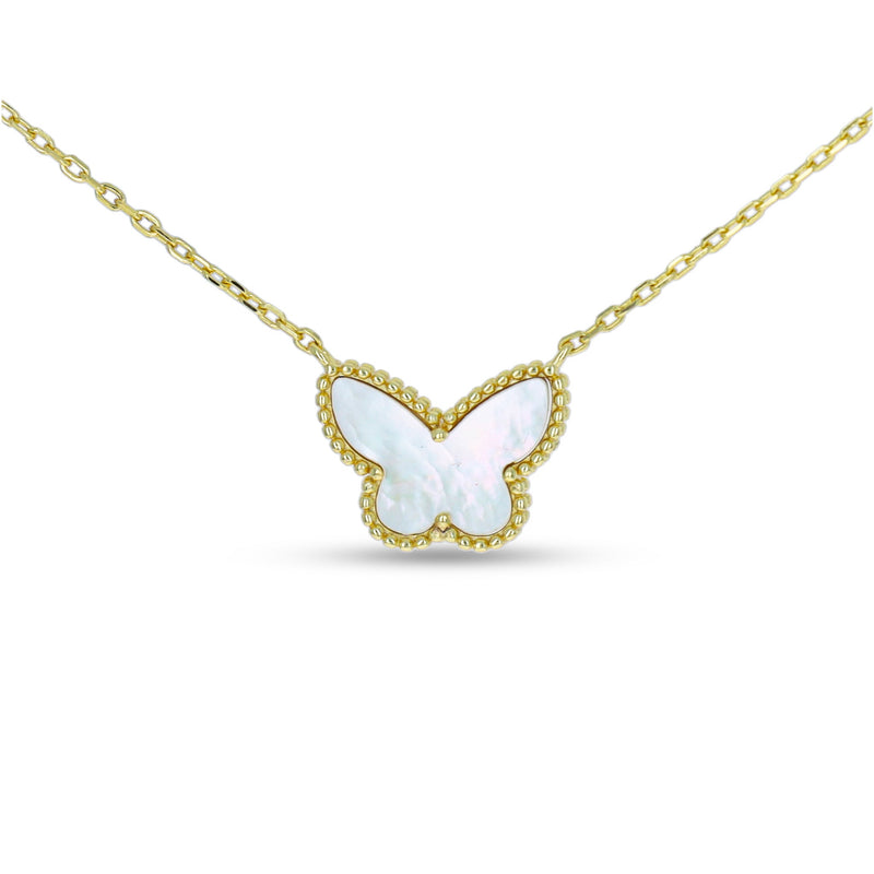 Pearl Butterfly Necklace