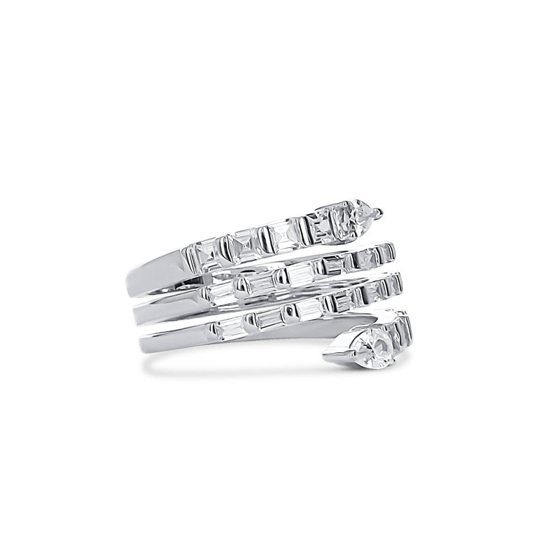 Triple Row Wrap Ring