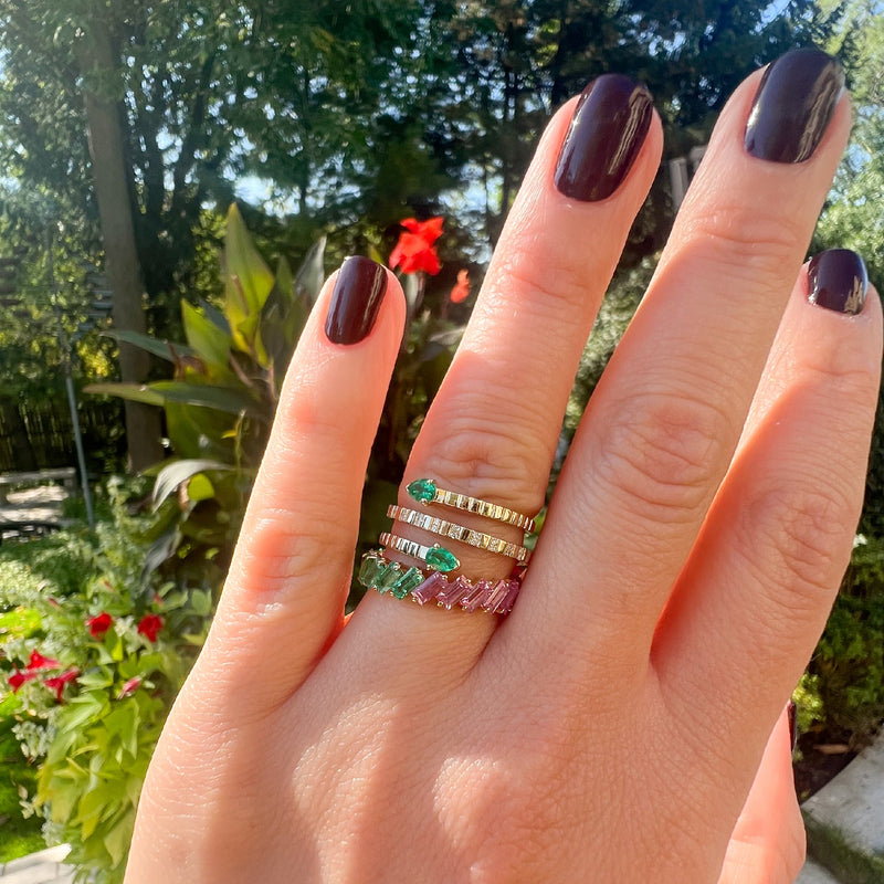 Emerald Wrap Ring