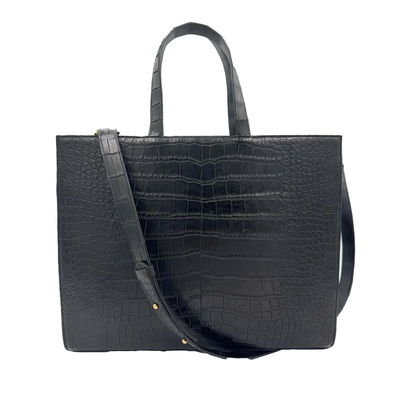 The Velvara Luxe Signature Alligator Bag – Nude Elegance