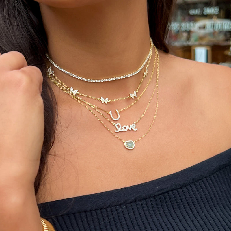 Butterfly Choker Necklace