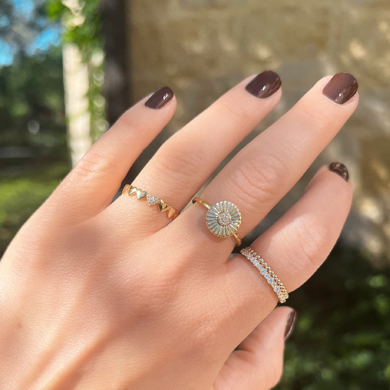 Starburst Diamond Ring