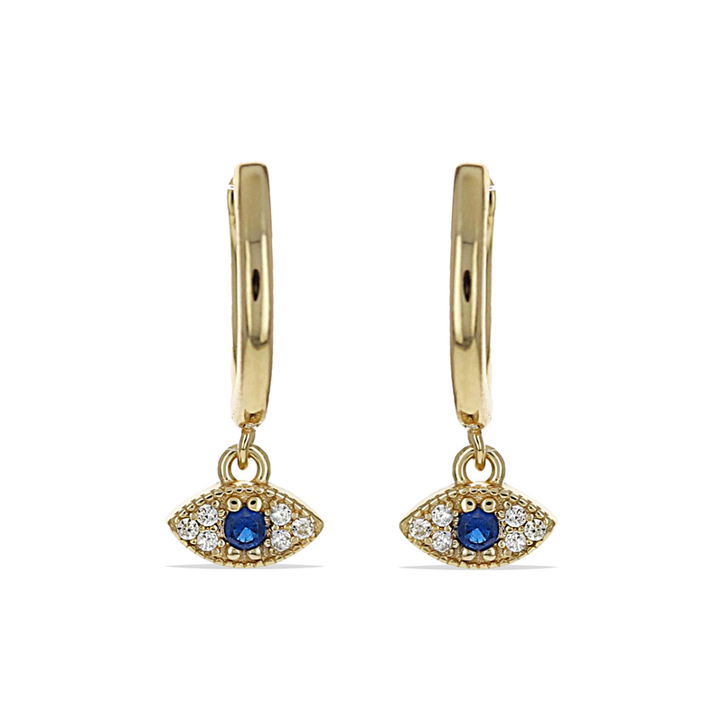 Evil Eye Charm Earrings
