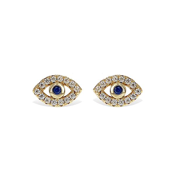 Evil Eye Stud Earrings