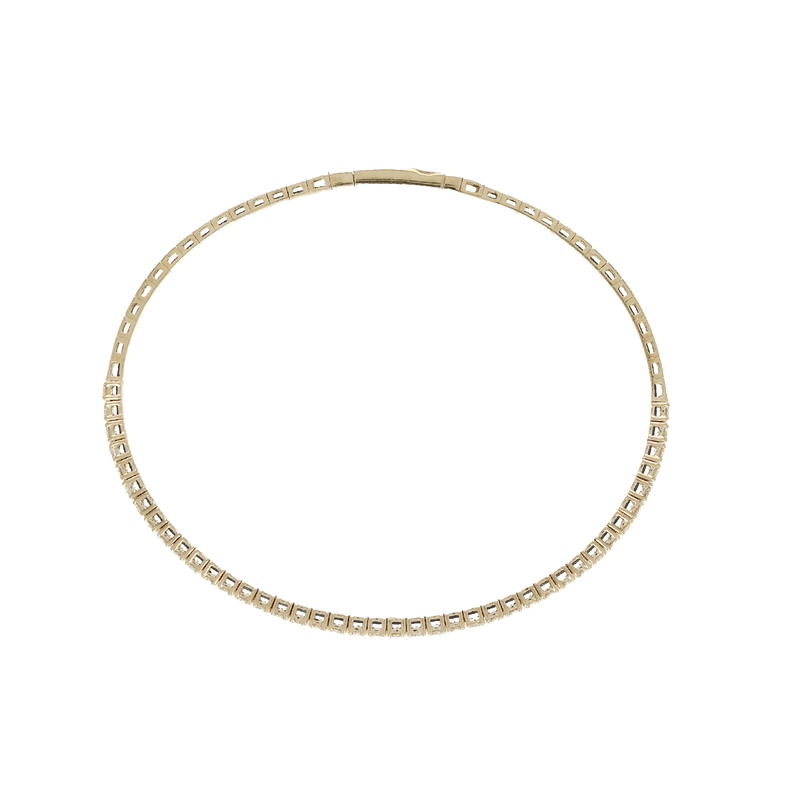 Diamond Tennis Bangle Bracelet