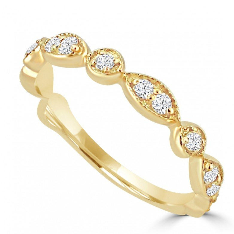 Diamond Gold Marquise Ring