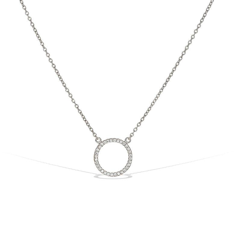 Classic Open Circle Necklace