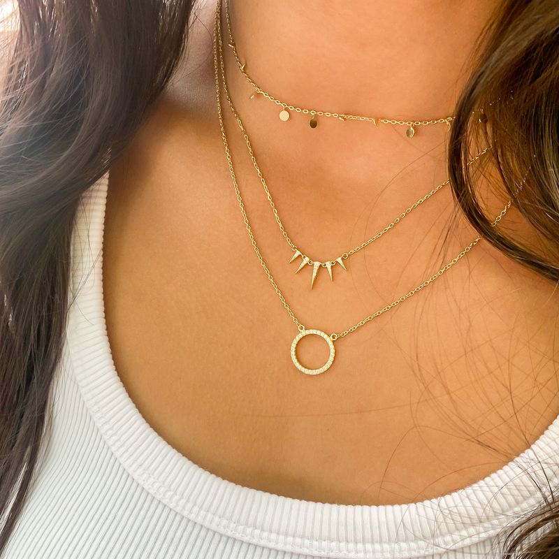 Classic Open Circle Necklace