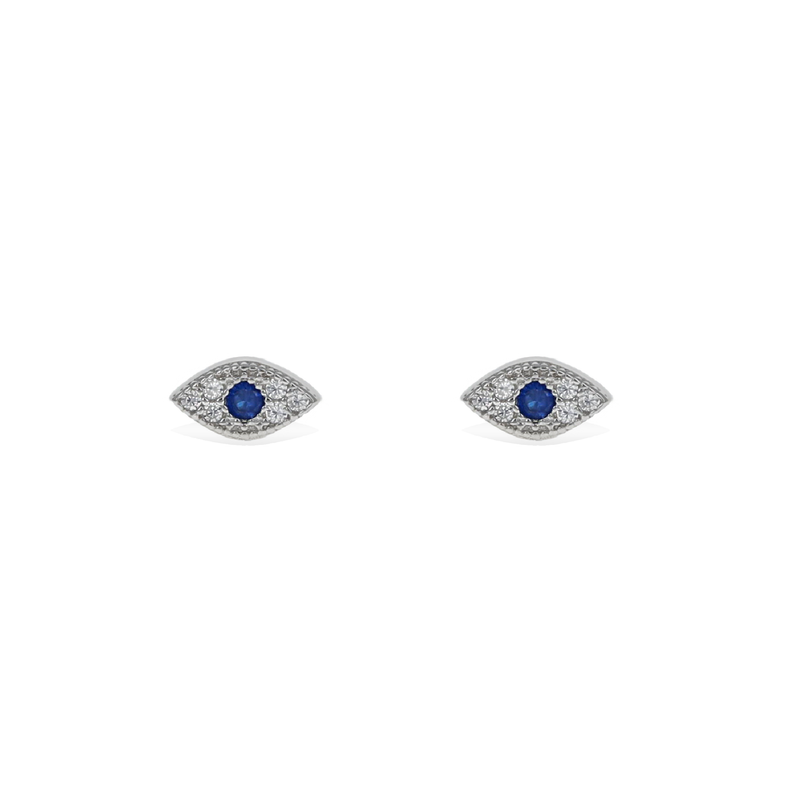 Petite Evil Eye Stud Earrings