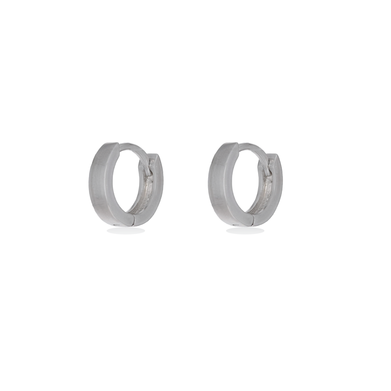 Tiny Plain Huggie Hoop Earrings